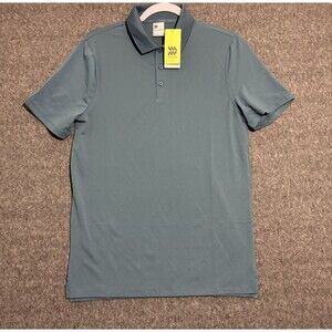 All In Motion Men's Shirt Polo Dri Fit Blue Small